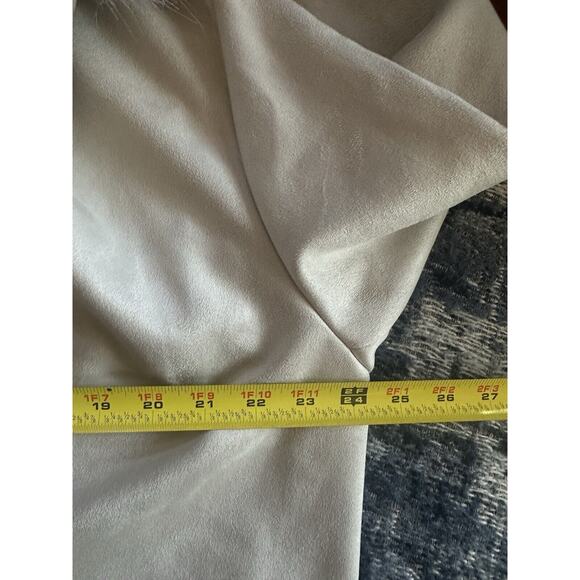 Faux Suede Coat & Fur Collar (removable) Women’s XL NEW Simply Styled by Sears - Picture 8 of 9